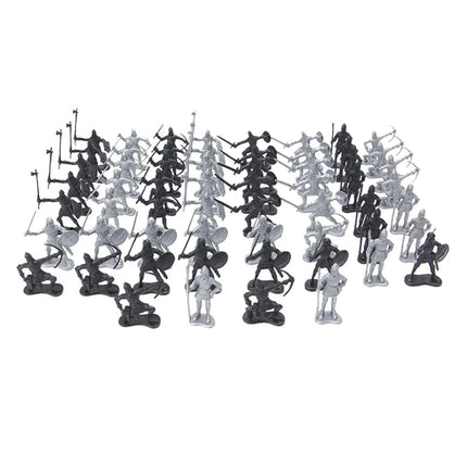 Kids 60pcs Medieval Warriors Soldiers Figurines