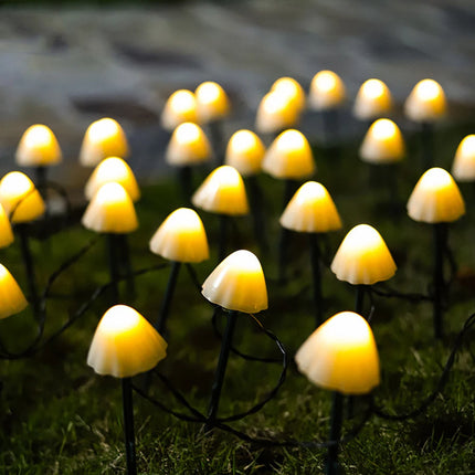 Outdoor Solar LED Mushroom Landscape Patio Lights