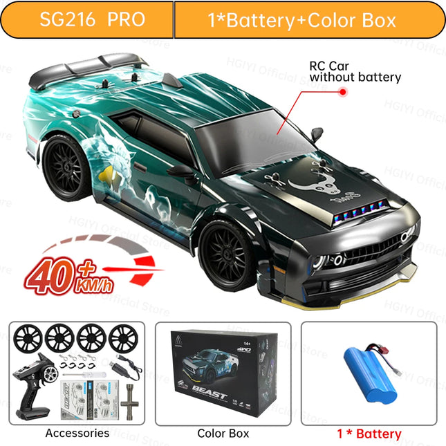 SG216Max Pro High Speed Racing 4WD RC Car Toy