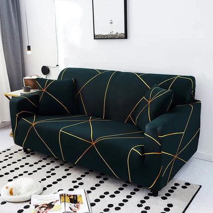 Home Elastic Sofa Cover Non Slip L Shaped Sectional Slipcover