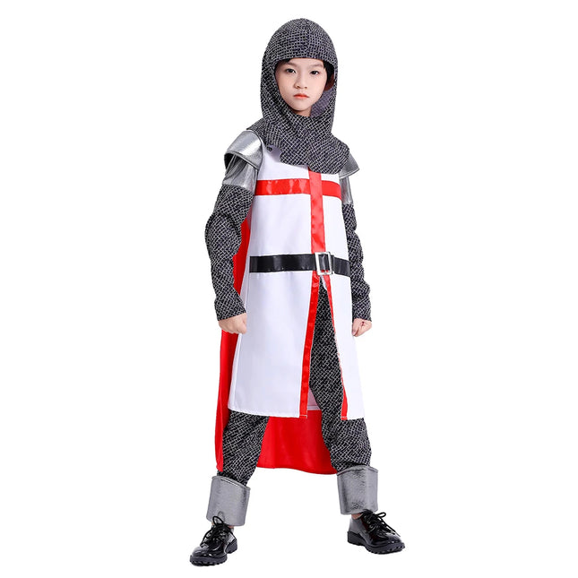 Boys Medieval Crusaders Knight Templar Costume Set