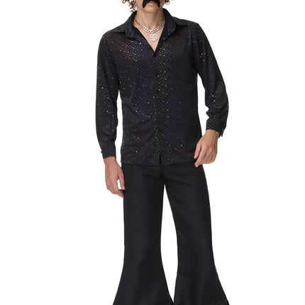 Men 70s Retro Couple Cosplay Costume Outfits