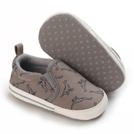 Baby Boys Casual Dinosaur Canvas Shoes