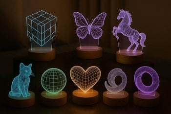 3D LED Night Lights - Mad Fly Essentials