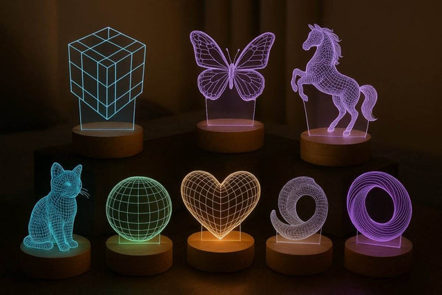 3D LED Night Lights - Mad Fly Essentials