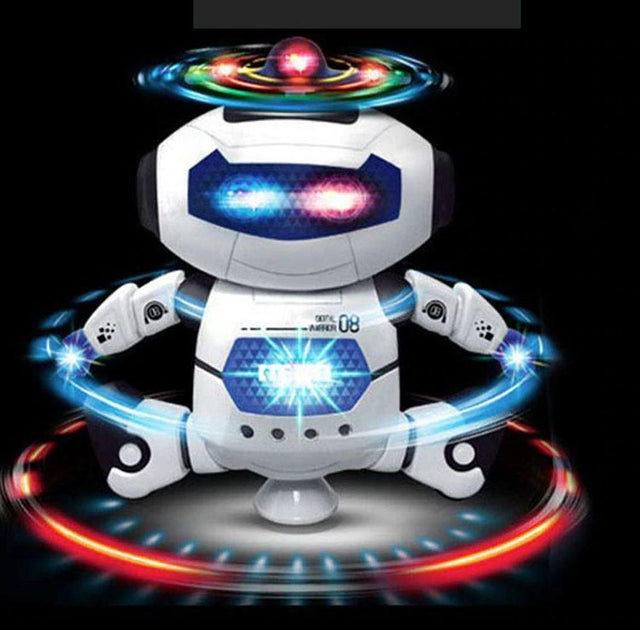 intelligent smart toys, smart toys for kids, music dancing smart robots, spinning robot toys