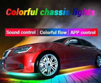 RGB Led Car Interior Atmosphere Ambient Lights Neon Fiber Optic Light Strips USB APP Music Control Auto LED Decorative Lamp