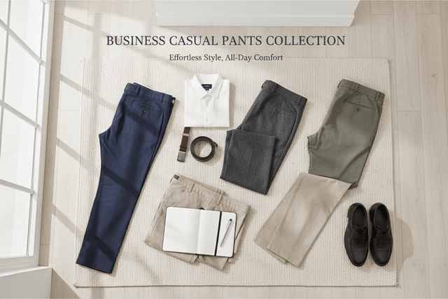 Business Casual Pants Collection - Mad Fly Essentials