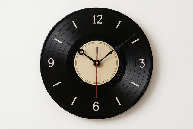 The Vinyl Clock - Mad Fly Essentials