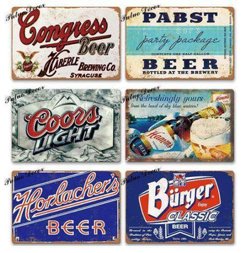 Vintage Metal Signs Pub Bar - Mad Fly Essentials - Mad Fly Essentials
