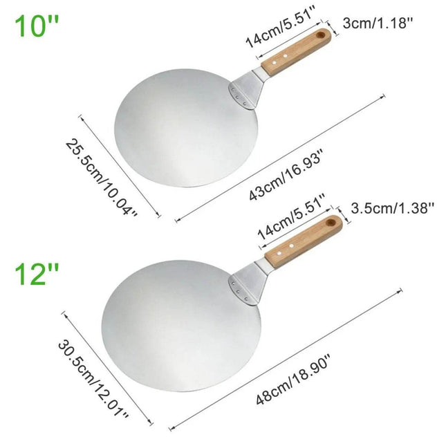 10 - 12in Stainless Pizza Shovel Kitchen Essentials - Kitchen Essentials - Kitchen Pros - Mad Fly Essentials