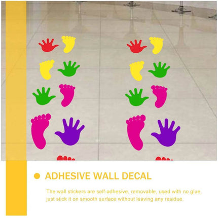 10 Pairs Handprint Adhesive 3D Wall Sticker - 3D Wall Sticker - Robmoda - Mad Fly Essentials