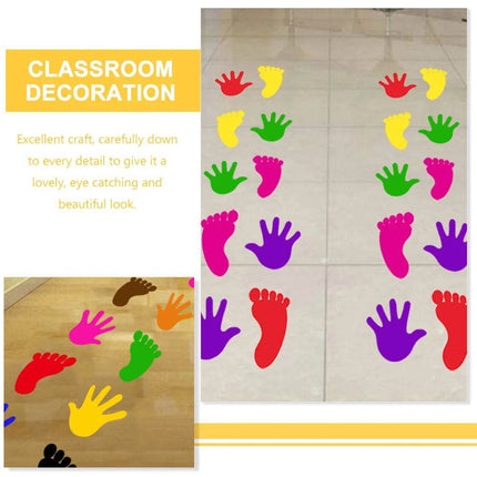 10 Pairs Handprint Adhesive 3D Wall Sticker - 3D Wall Sticker - Robmoda - Mad Fly Essentials