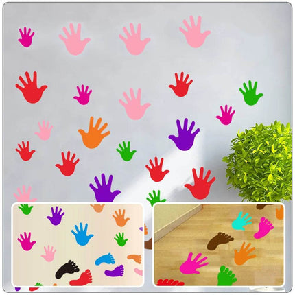 10 Pairs Handprint Adhesive 3D Wall Sticker - 3D Wall Sticker - Robmoda - Mad Fly Essentials