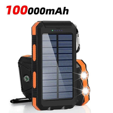 100000mAh Solar Power Bank with Two-Way Fast Charging - Mad Fly Essentials
