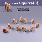 10pcs Squirrels