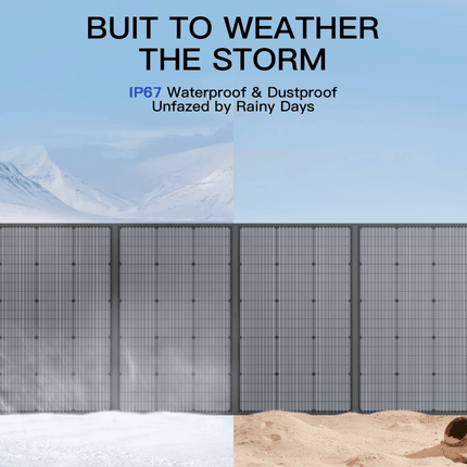 110W - 400 Lightweight Portable Solar Panel Powerbank Home Essentials - Home Essentials - Foxsur - Mad Fly Essentials