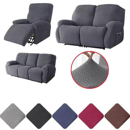 1/2/3 Seater Recliner Jacquard Sofa Slipcover - Slipcover - S - EMIGA - Mad Fly Essentials