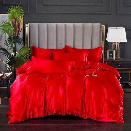 1pc Queen King Satin Quilt Duvet Set - Duvet Set - ANIMAL GAME - Mad Fly Essentials