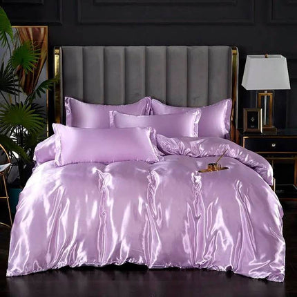 1pc Queen King Satin Quilt Duvet Set - Duvet Set - ANIMAL GAME - Mad Fly Essentials