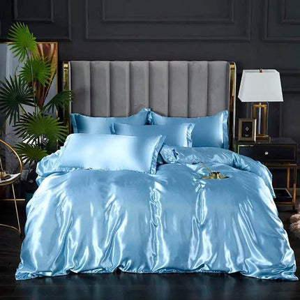 1pc Queen King Satin Quilt Covers Duvet Sets (No pillowcases) - Mad Fly Essentials