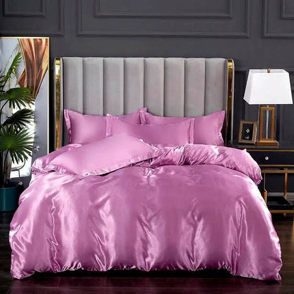 1pc Queen King Satin Quilt Duvet Set - Mad Fly Essentials