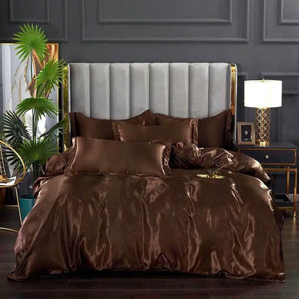 1pc Queen King Satin Quilt Duvet Set - Duvet Set - ANIMAL GAME - Mad Fly Essentials