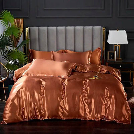 1pc Queen King Satin Quilt Duvet Set - Duvet Set - ANIMAL GAME - Mad Fly Essentials