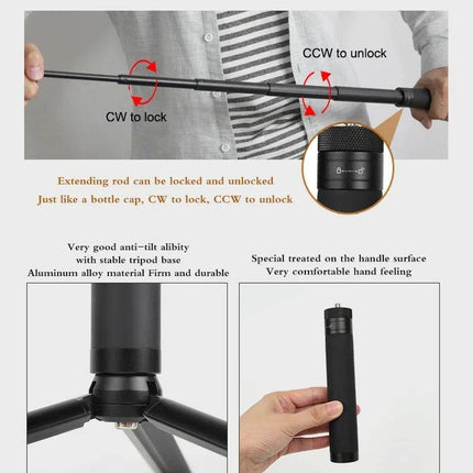 2in1 Selfie Stick Tripod Camera Holder Home Essentials - Home Essentials - TELESIN - Mad Fly Essentials