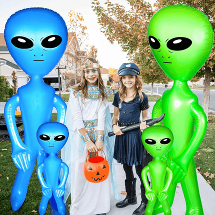 Inflatable Alien Toy Halloween Decor - Mad Fly Essentials
