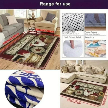 3D Black White Optical Illusion Indoor Area Rug - Area Rug - Animalie - Mad Fly Essentials