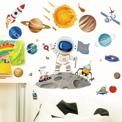 Planet Astronaut 3D Wall Sticker - Mad Fly Essentials