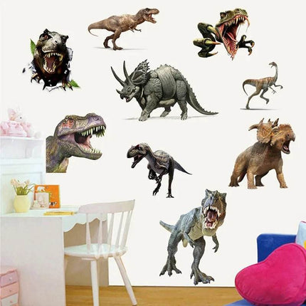 3D Dinosaur Stickers Kids Room Wall Decor - Wall Decor - heatboywade - Mad Fly Essentials
