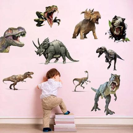 3D Dinosaur Stickers Kids Room Wall Decor - Wall Decor - heatboywade - Mad Fly Essentials