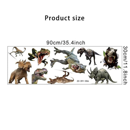 3D Dinosaur Stickers Kids Room Wall Decor - Wall Decor - heatboywade - Mad Fly Essentials