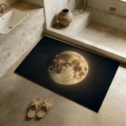 3D Doormat Black Cat Starry Night Art Entrance Doormat - 3D Doormat - Retro Rugs - Mad Fly Essentials