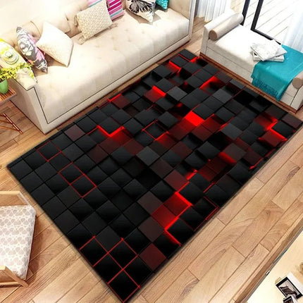 3D Doormat Geometric Block Living Room Earth Floor Mat - 3D Doormat - Afervor - Mad Fly Essentials