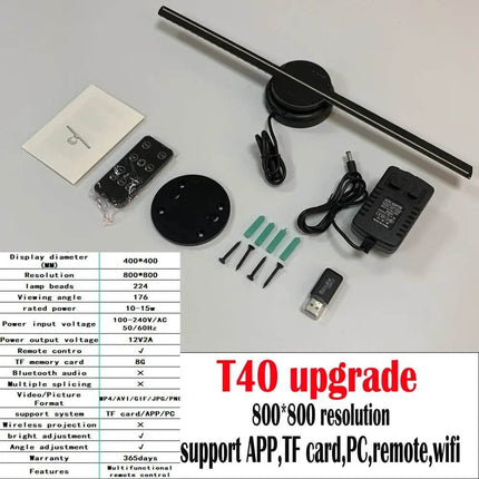 3D Fan Hologram LED Advertising Projector Home Essentials - Home Essentials - OnTool - Mad Fly Essentials