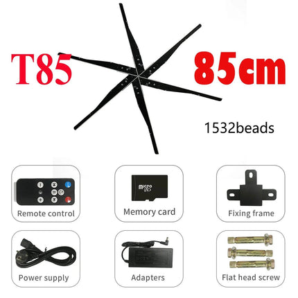 3D Fan Hologram LED Advertising Projector Home Essentials - Home Essentials - OnTool - Mad Fly Essentials