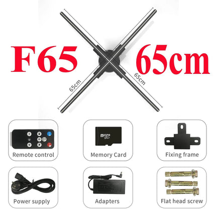 3D Fan Hologram LED Advertising Projector Home Essentials - Home Essentials - OnTool - Mad Fly Essentials