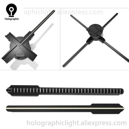 3D Fan Hologram LED Advertising Projector Home Essentials - Home Essentials - OnTool - Mad Fly Essentials