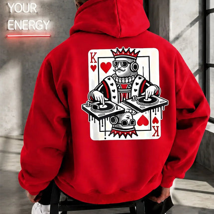3D Hoodies Men King Queen QJK Poker Hoodies - 3D Hoodies - Nifineo - Mad Fly Essentials