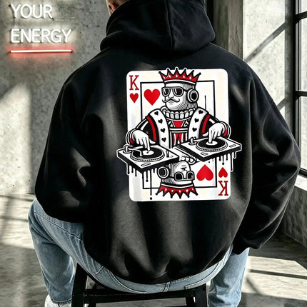 3D Hoodies Men King Queen QJK Poker Hoodies - 3D Hoodies - Nifineo - Mad Fly Essentials