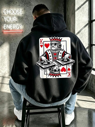 3D Hoodies Men King Queen QJK Poker Hoodies - 3D Hoodies - Nifineo - Mad Fly Essentials