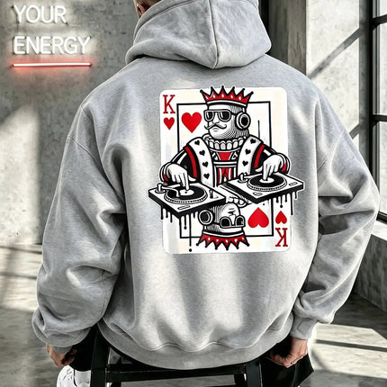 3D Hoodies Men King Queen QJK Poker Hoodies - 3D Hoodies - Nifineo - Mad Fly Essentials