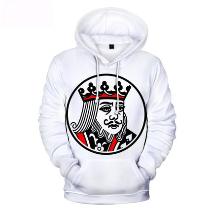 3D Hoodies Men King Queen QJK Poker Hoodies - Hoodies - Nifineo - Mad Fly Essentials