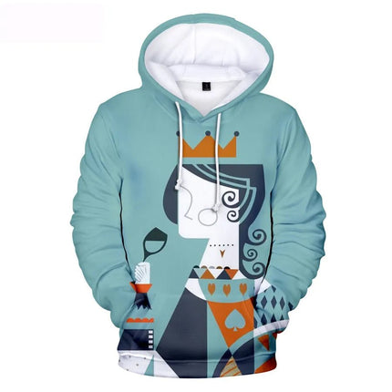 3D Hoodies Men King Queen QJK Poker Hoodies - Hoodies - Nifineo - Mad Fly Essentials
