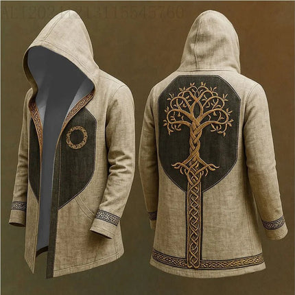 3D Hoodies Men Retro Nordic Viking Celtic Knot Jackets - 3D Hoodies - SiminFan - Mad Fly Essentials