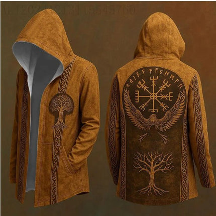 3D Hoodies Men Retro Nordic Viking Celtic Knot Jackets - 3D Hoodies - SiminFan - Mad Fly Essentials