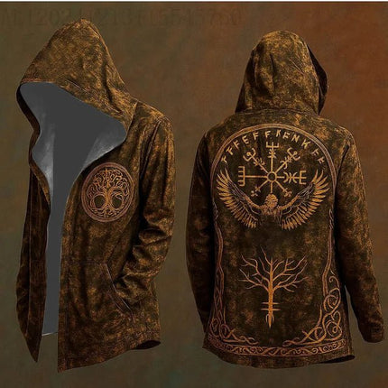 3D Hoodies Men Retro Nordic Viking Celtic Knot Jackets - 3D Hoodies - SiminFan - Mad Fly Essentials